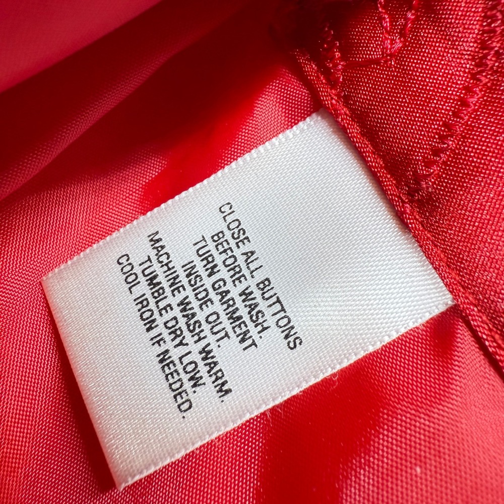 Classic Elements Jacket Women's Medium Red Floral… - image 5